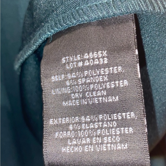 Xscape Sleeveless Formal Green Dress, Size 4 - Picture 9 of 9